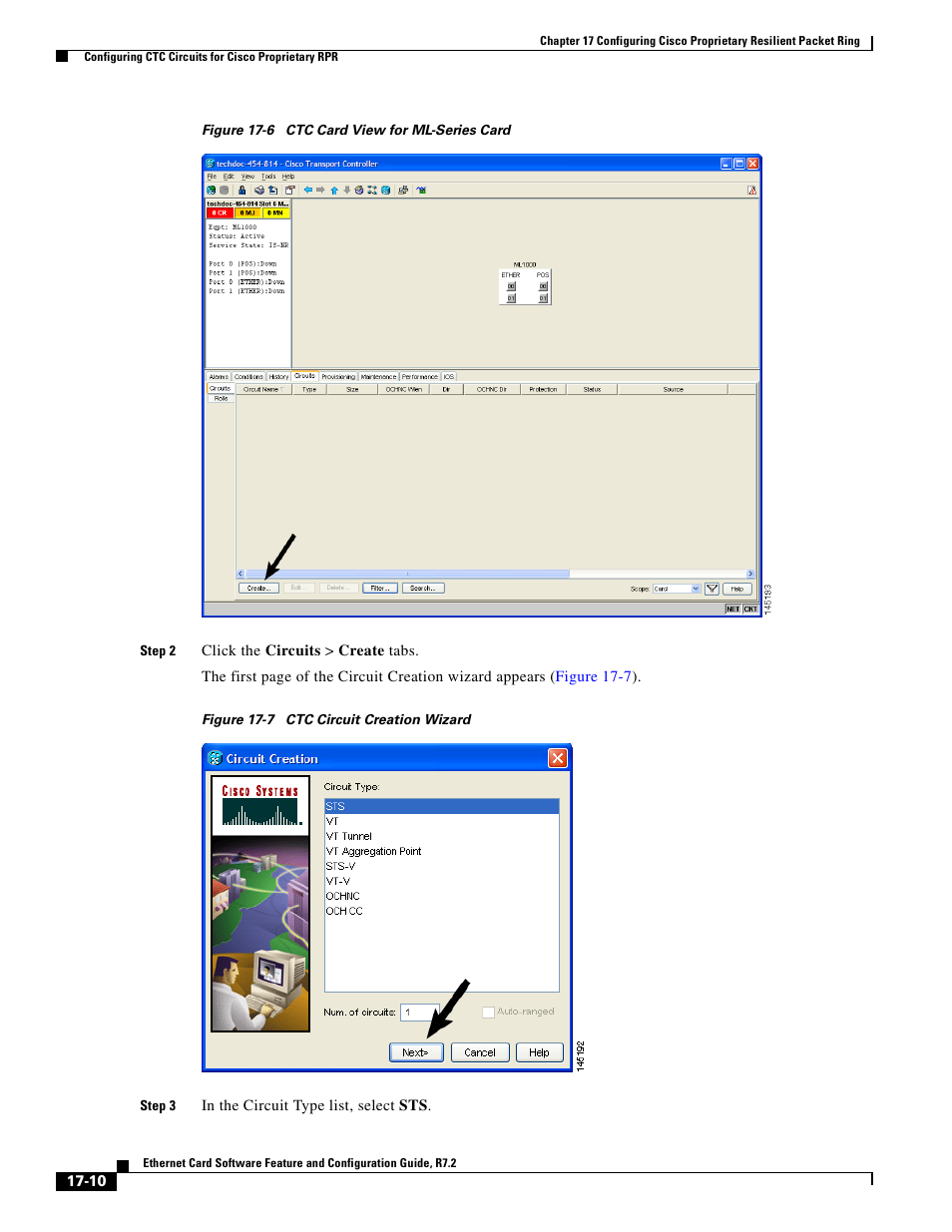 Figure 17-6, Figure 17-7 | Cisco 15327 User Manual | Page 262 / 584