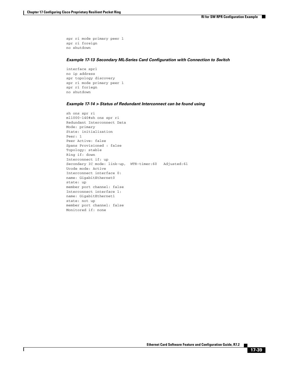 Example 17-14 | Cisco 15327 User Manual | Page 291 / 584