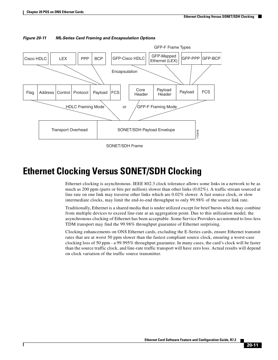 Ethernet clocking versus sonet/sdh clocking, Figure 20-11, Illustr | Cisco 15327 User Manual | Page 343 / 584
