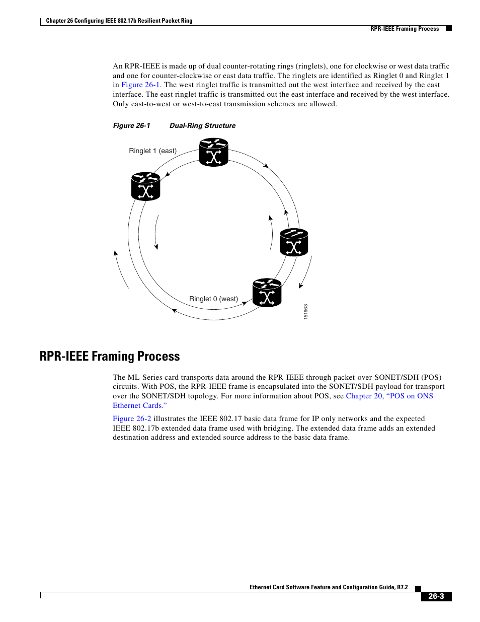 Rpr-ieee framing process, Figure 26-1 | Cisco 15327 User Manual | Page 435 / 584