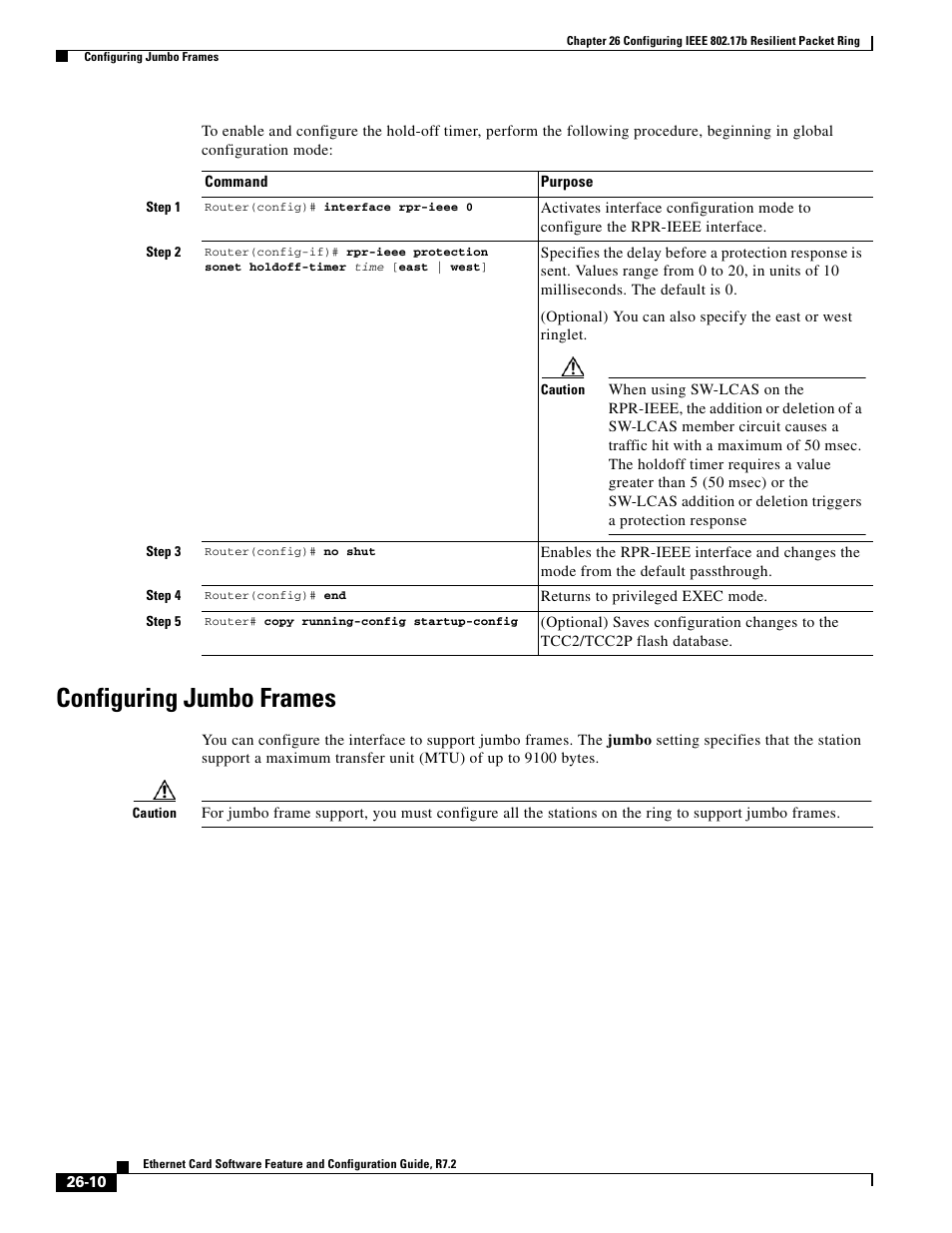 Configuring jumbo frames | Cisco 15327 User Manual | Page 442 / 584