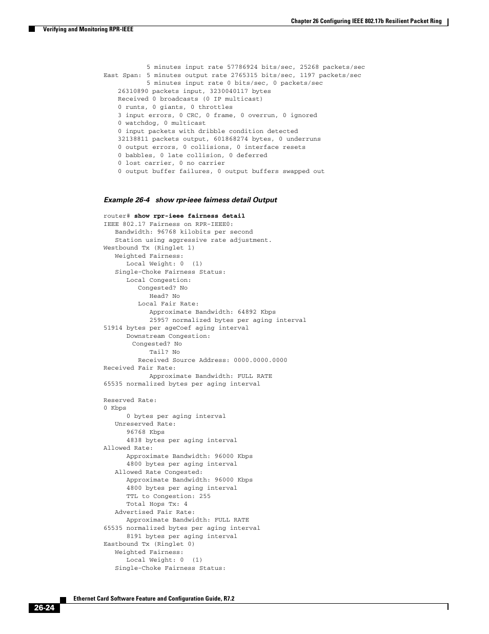 Example 26-4 | Cisco 15327 User Manual | Page 456 / 584