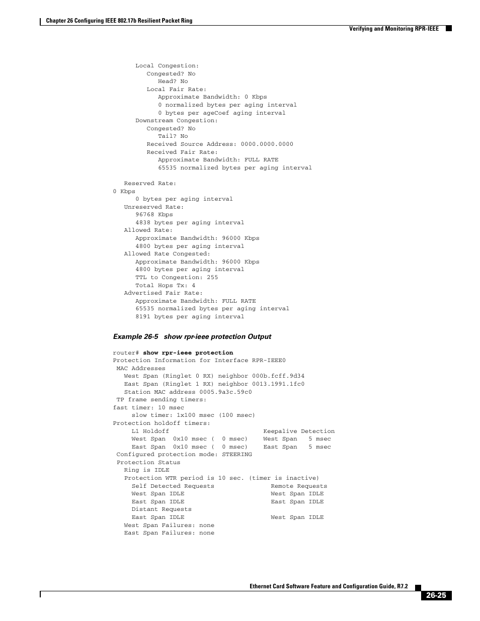 Example 26-5 | Cisco 15327 User Manual | Page 457 / 584