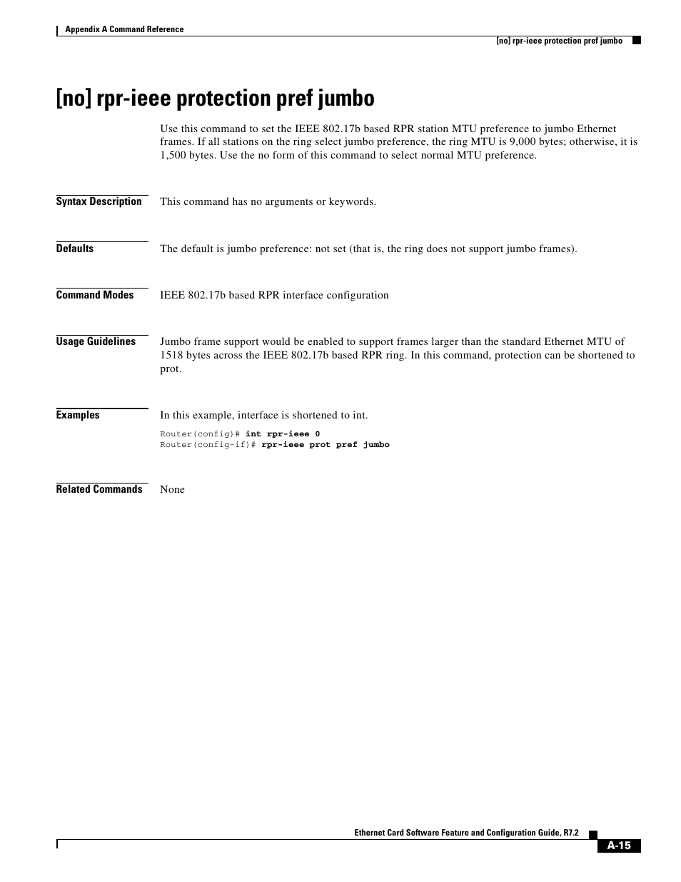 No] rpr-ieee protection pref jumbo | Cisco 15327 User Manual | Page 489 / 584