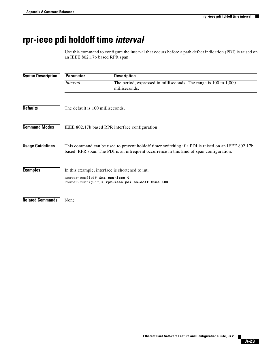 Rpr-ieee pdi holdoff time interval | Cisco 15327 User Manual | Page 497 / 584