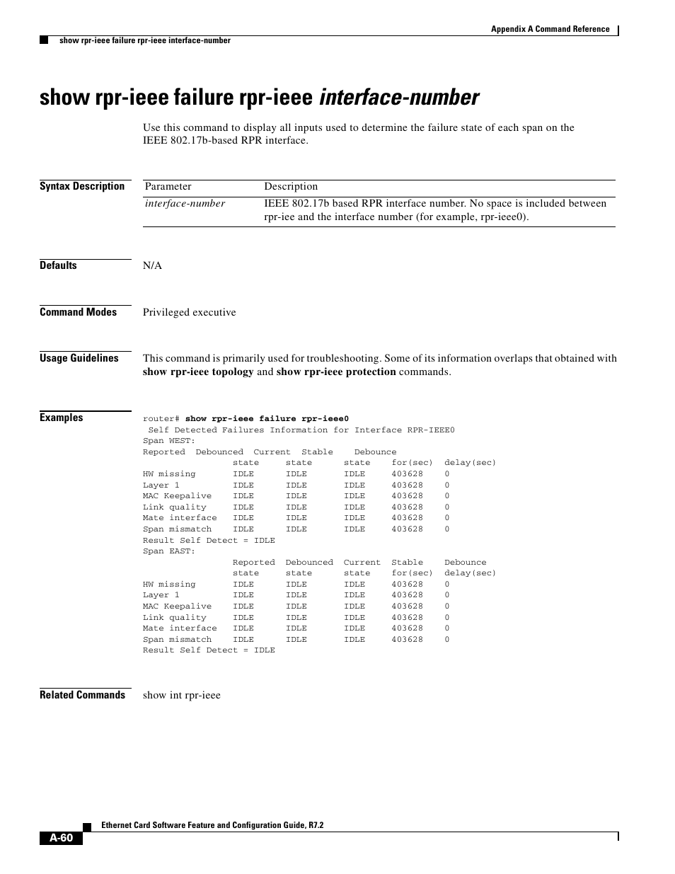 Show rpr-ieee failure rpr-ieee interface-number | Cisco 15327 User Manual | Page 534 / 584