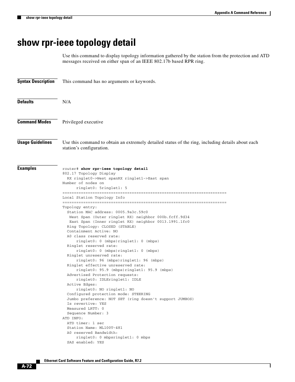 Show rpr-ieee topology detail | Cisco 15327 User Manual | Page 546 / 584