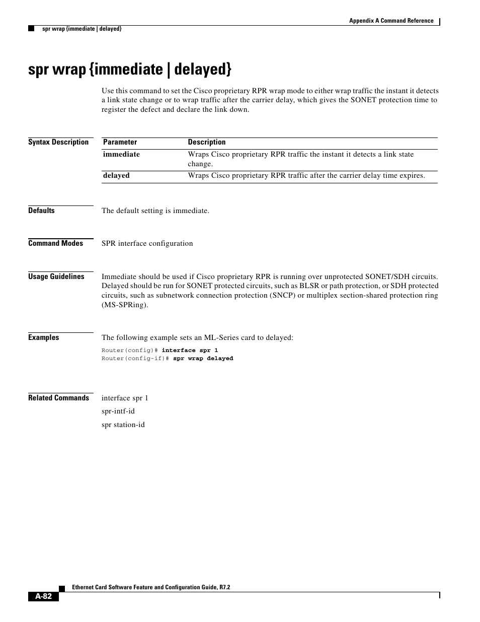 Spr wrap {immediate | delayed | Cisco 15327 User Manual | Page 556 / 584