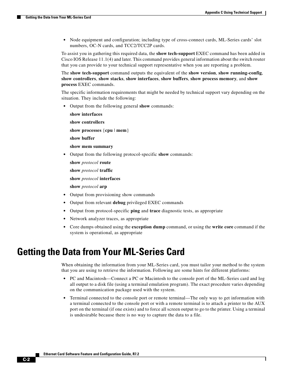 Getting the data from your ml-series card | Cisco 15327 User Manual | Page 568 / 584