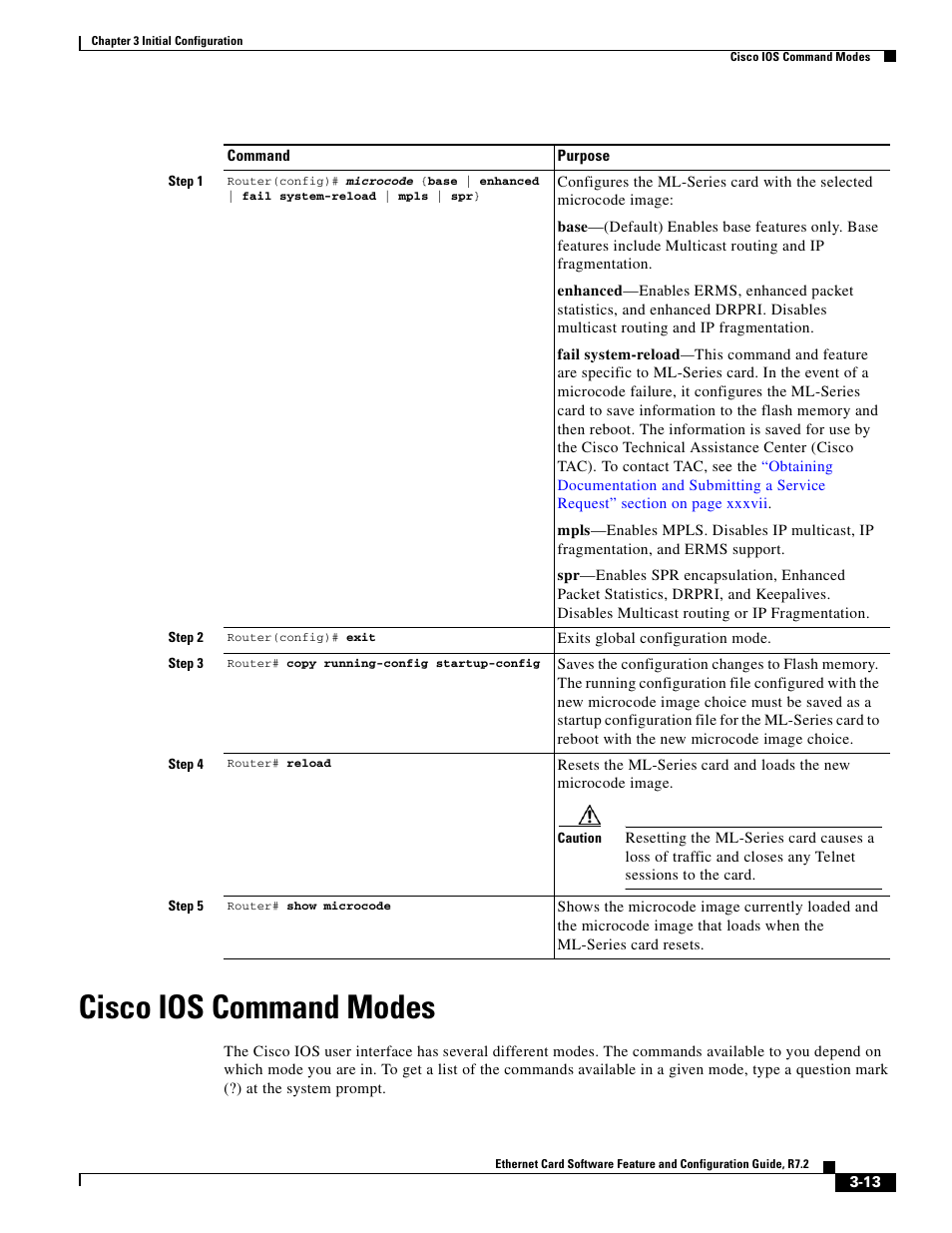 Cisco ios command modes | Cisco 15327 User Manual | Page 63 / 584