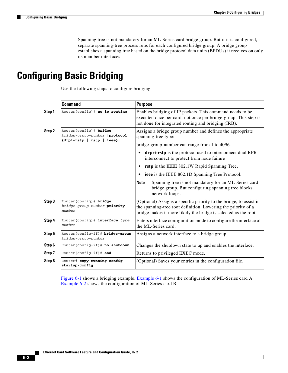 Configuring basic bridging | Cisco 15327 User Manual | Page 98 / 584