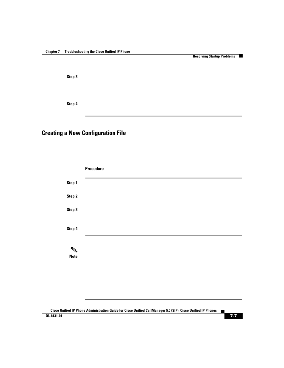 Creating a new configuration file | Cisco 7912G User Manual | Page 111 / 188