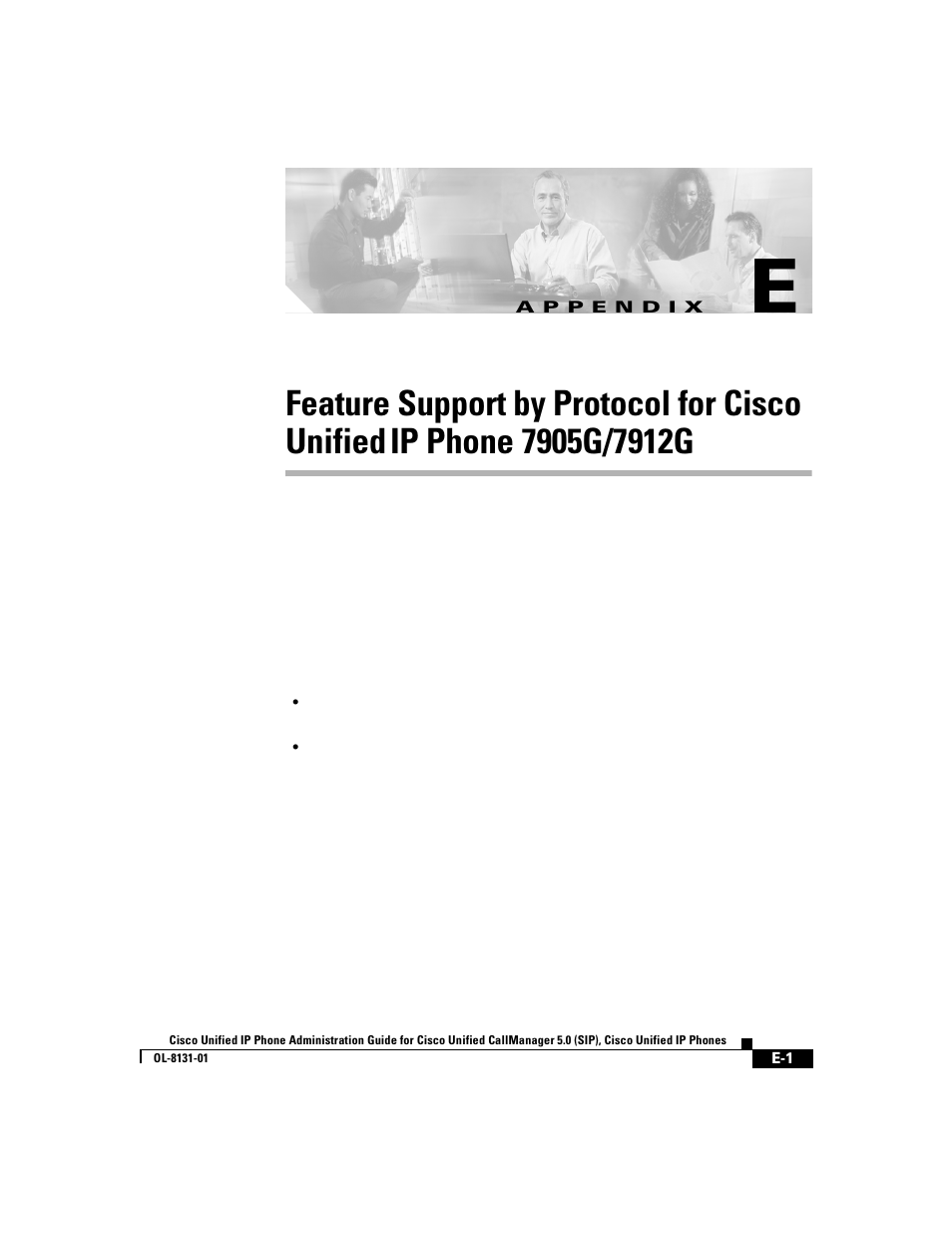 A p p e n d i x | Cisco 7912G User Manual | Page 169 / 188