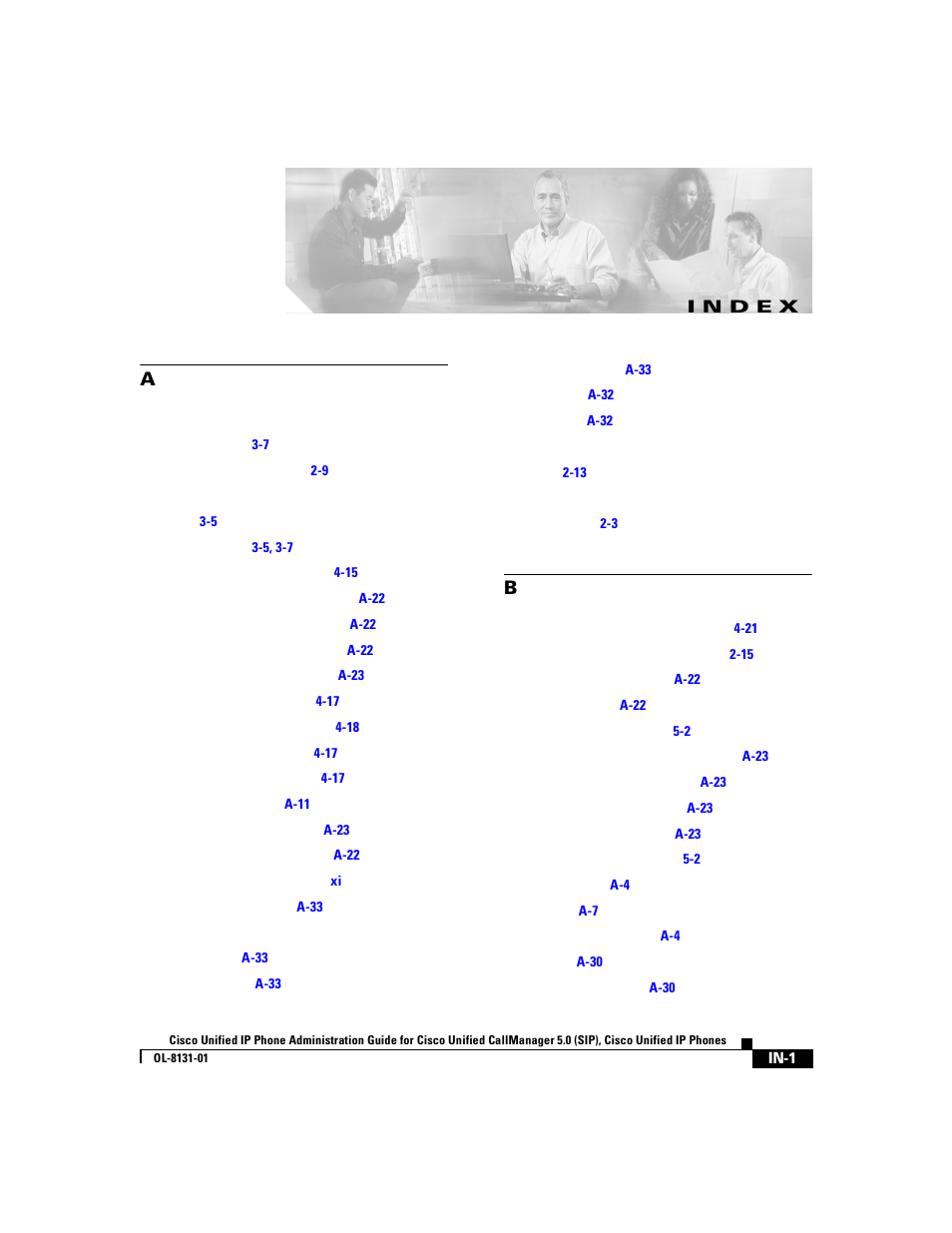 Index, N d e x | Cisco 7912G User Manual | Page 175 / 188