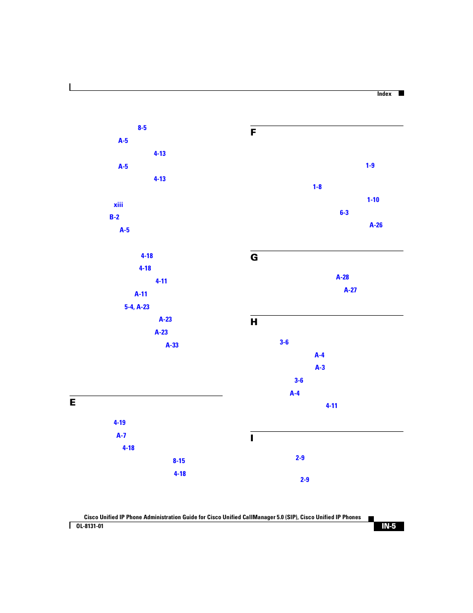 Cisco 7912G User Manual | Page 179 / 188