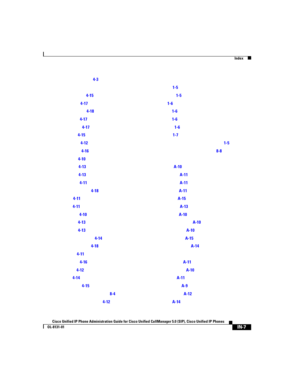 Cisco 7912G User Manual | Page 181 / 188