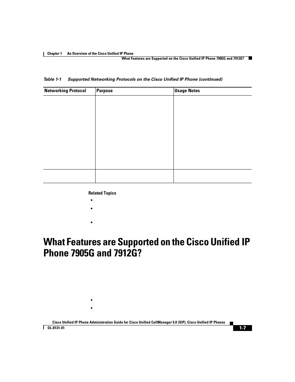 Cisco 7912G User Manual | Page 35 / 188