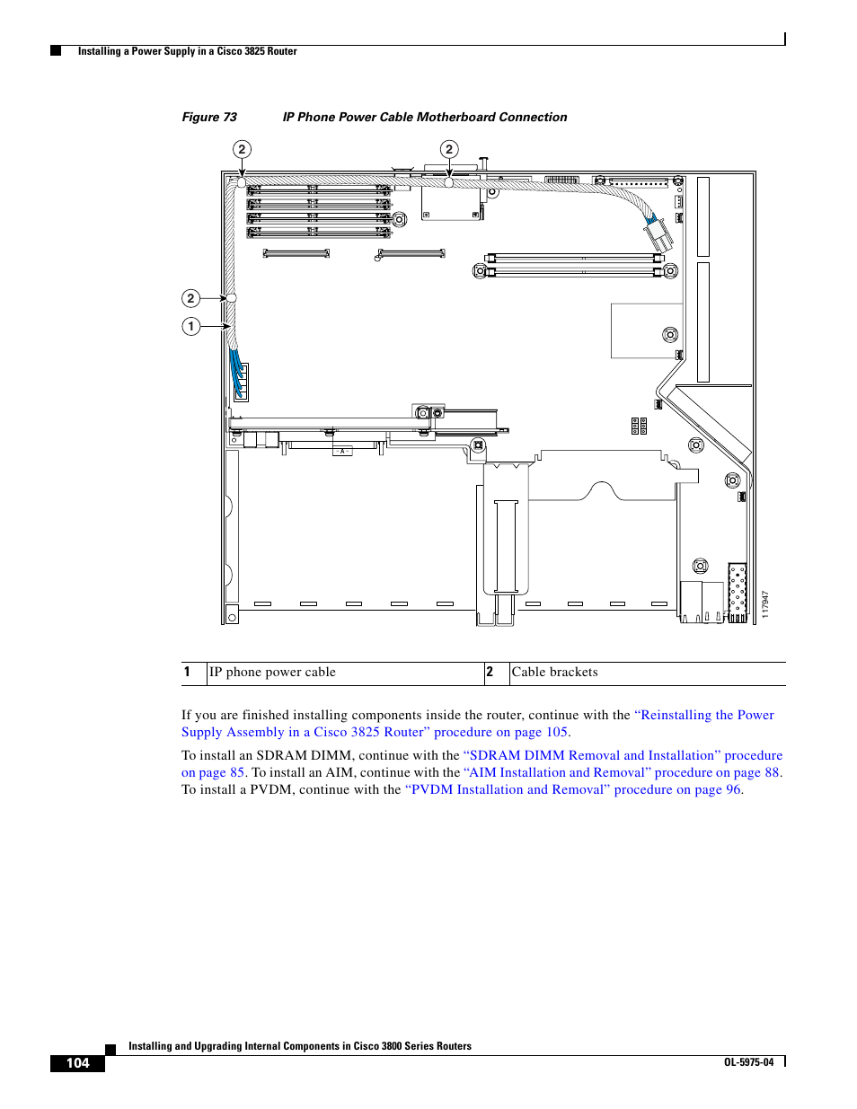 Figure 73 | Cisco 3800 Series User Manual | Page 134 / 138