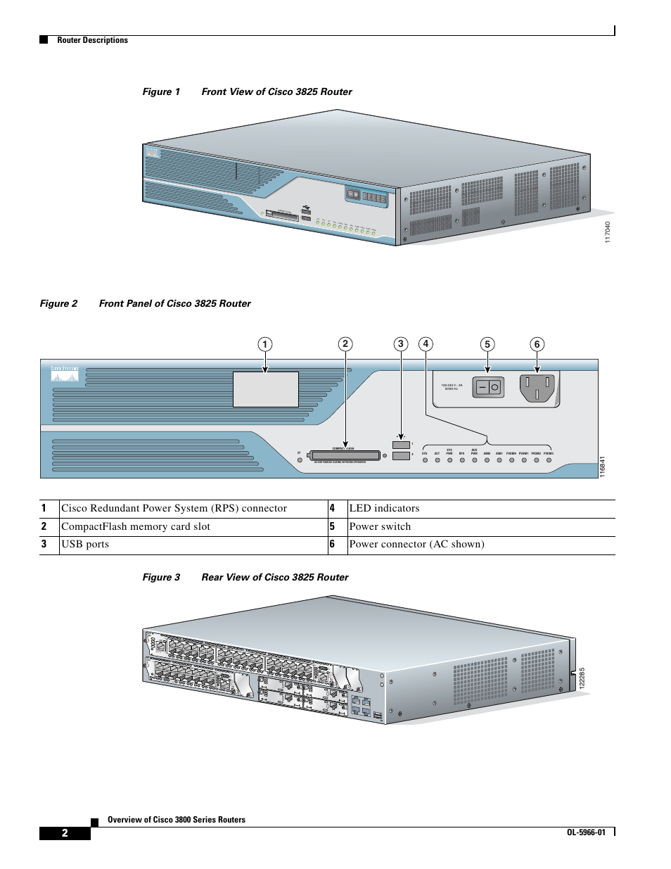 Figure 1, 23x 5x | Cisco 3800 Series User Manual | Page 16 / 138