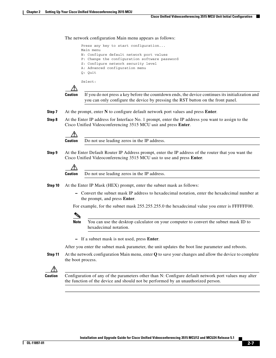 Cisco 3515 MCU12 User Manual | Page 29 / 54