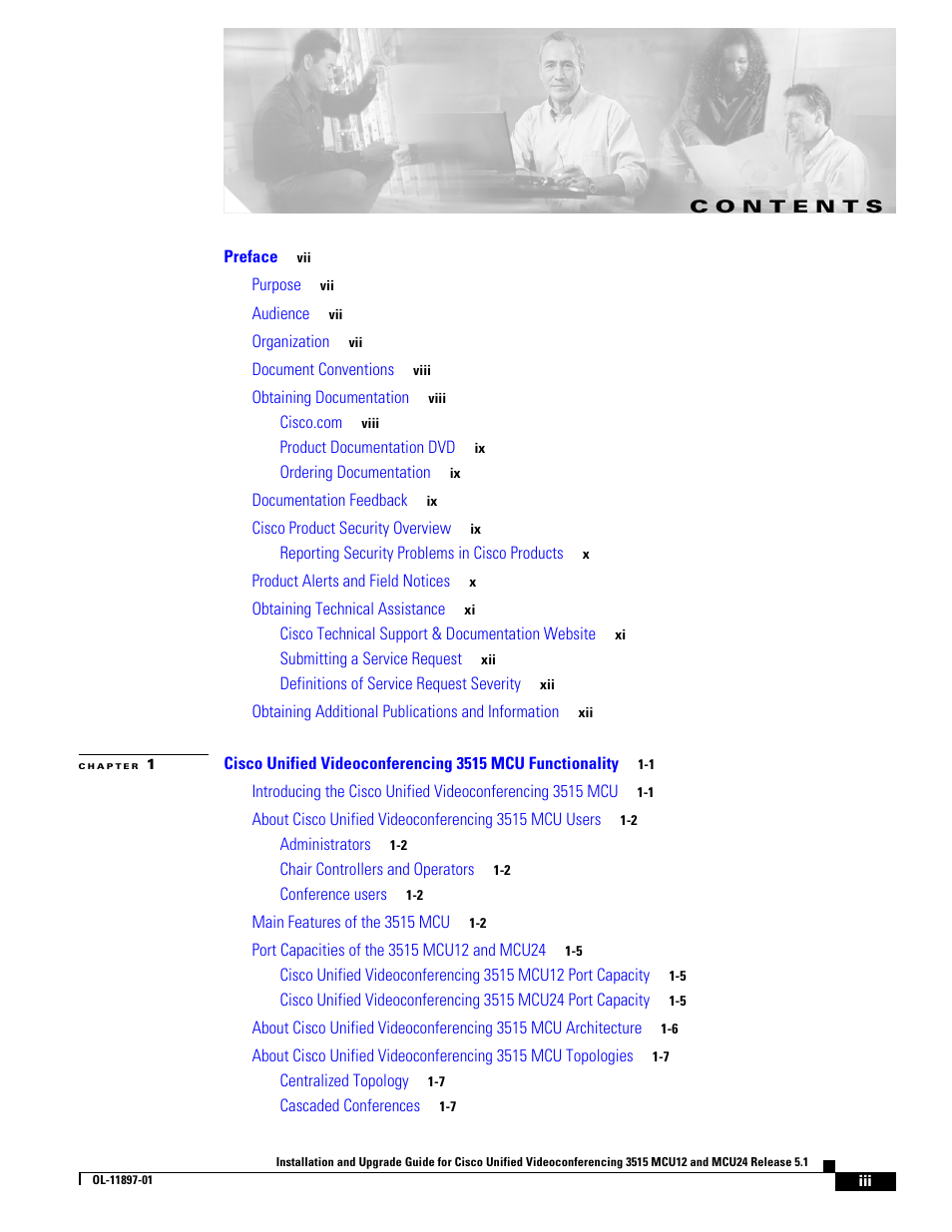 Cisco 3515 MCU12 User Manual | Page 3 / 54