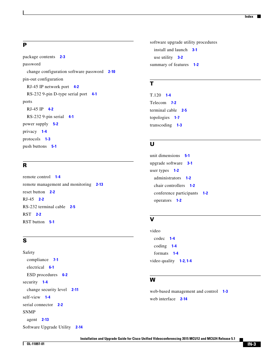 Cisco 3515 MCU12 User Manual | Page 53 / 54