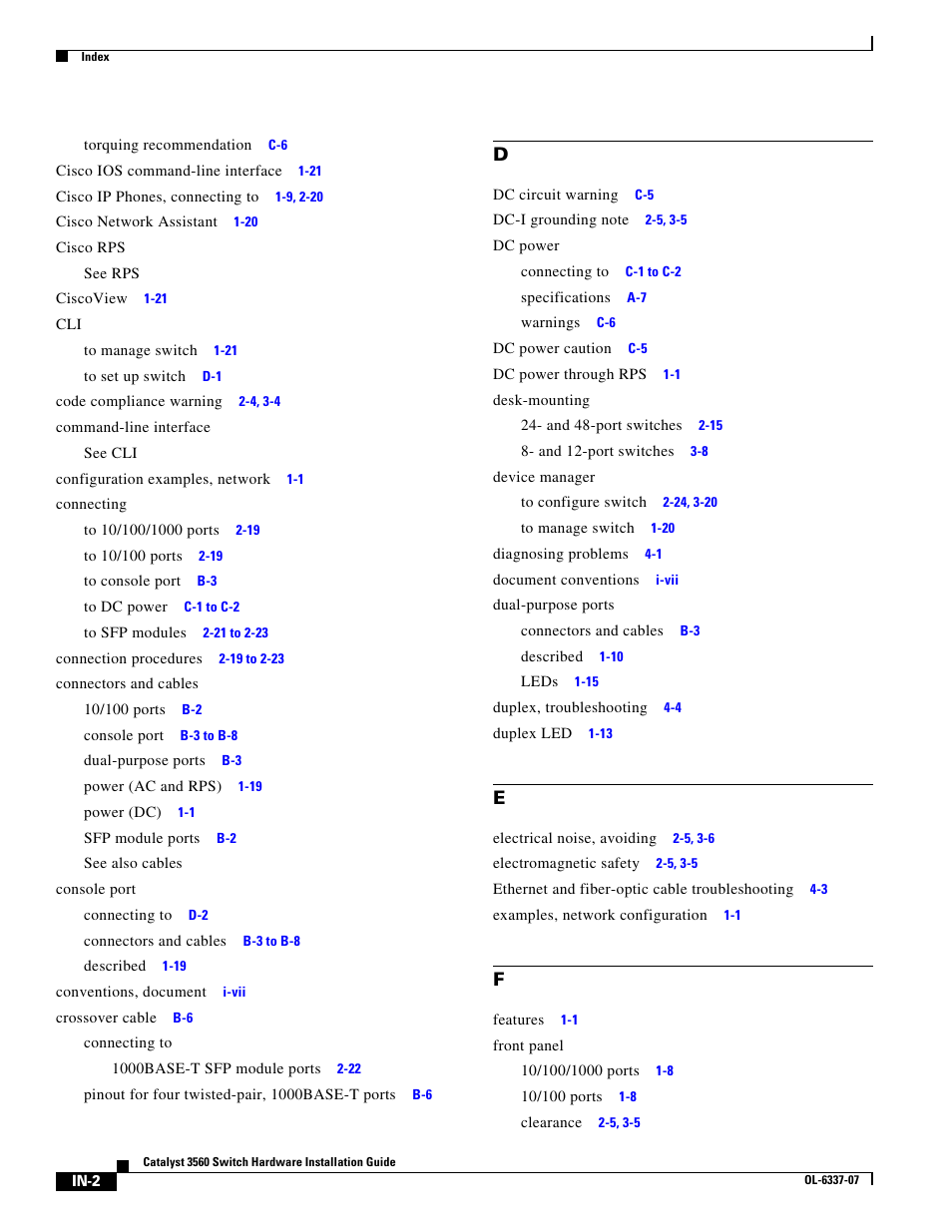 Cisco 3560 User Manual | Page 116 / 120