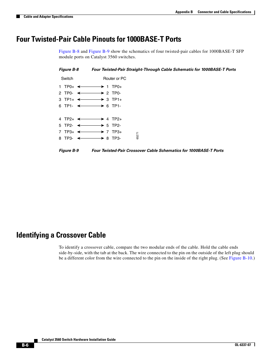 Identifying a crossover cable | Cisco 3560 User Manual | Page 98 / 120