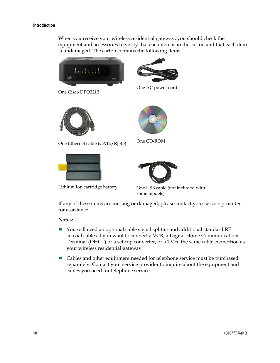 Cisco DPQ3212 User Manual | Page 10 / 40