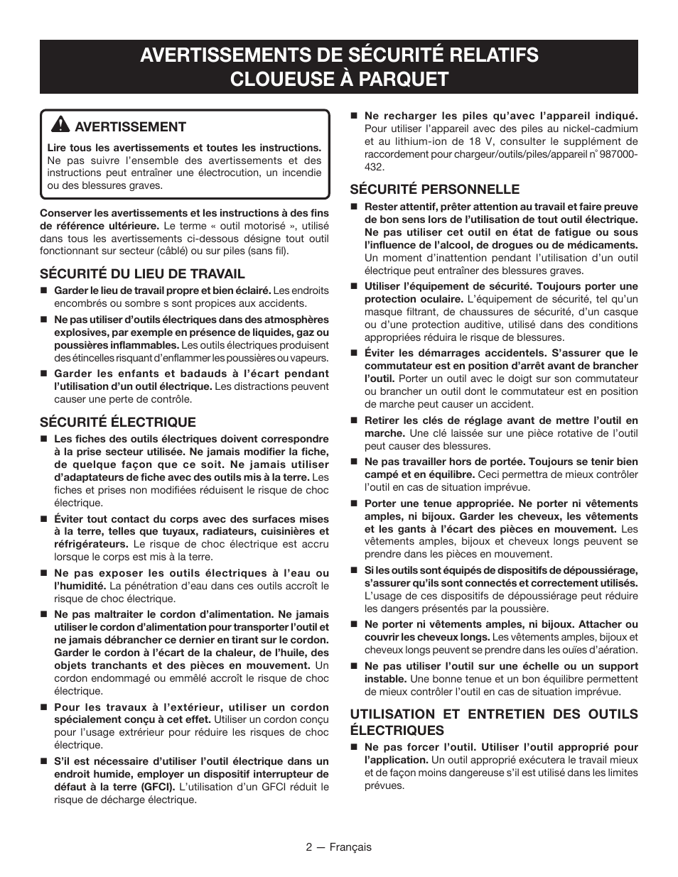 Ryobi P330 User Manual | Page 12 / 36