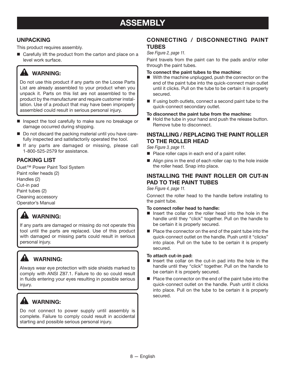 Assembly | Ryobi FPR2000 User Manual | Page 8 / 32