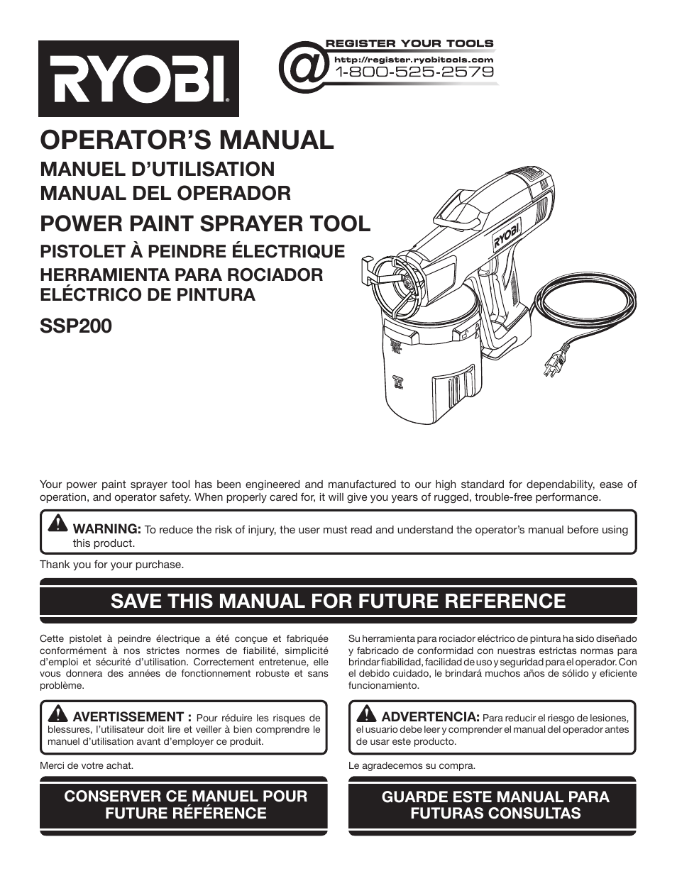 Ryobi SSP200 User Manual | 36 pages