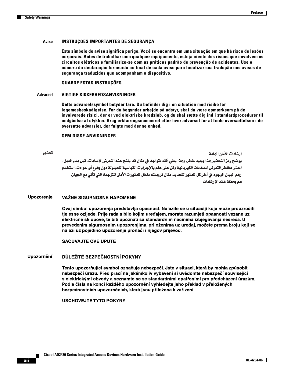 Cisco IAD2430 User Manual | Page 12 / 86