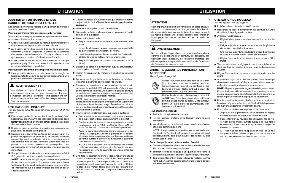 Utilisation | Ryobi P635 User Manual | Page 13 / 26