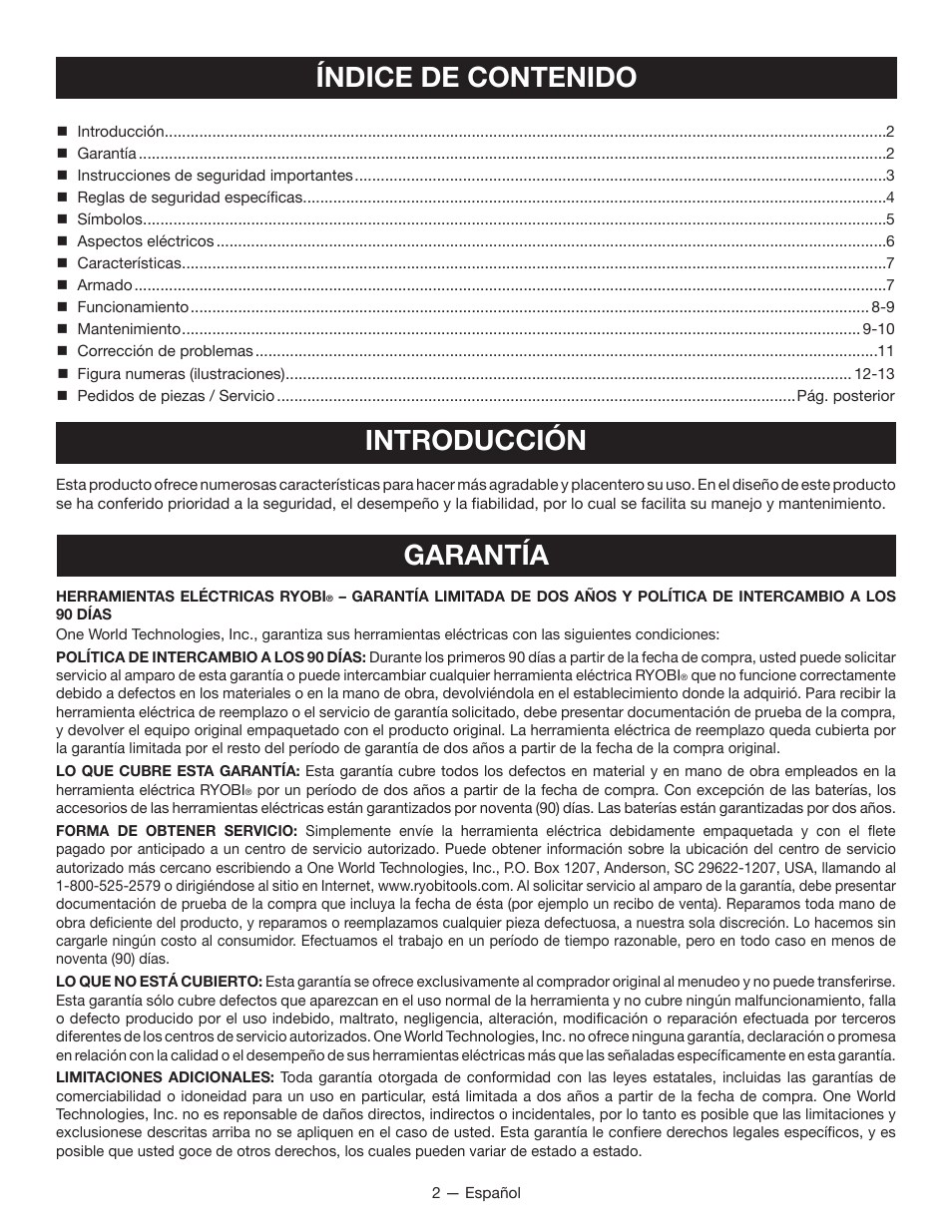 Ryobi SSP0501 User Manual | Page 23 / 36