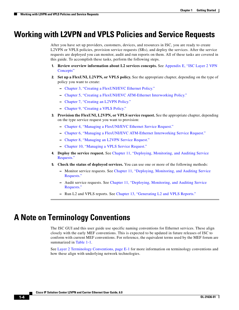 A note on terminology conventions | Cisco OL-21636-01 User Manual | Page 18 / 398