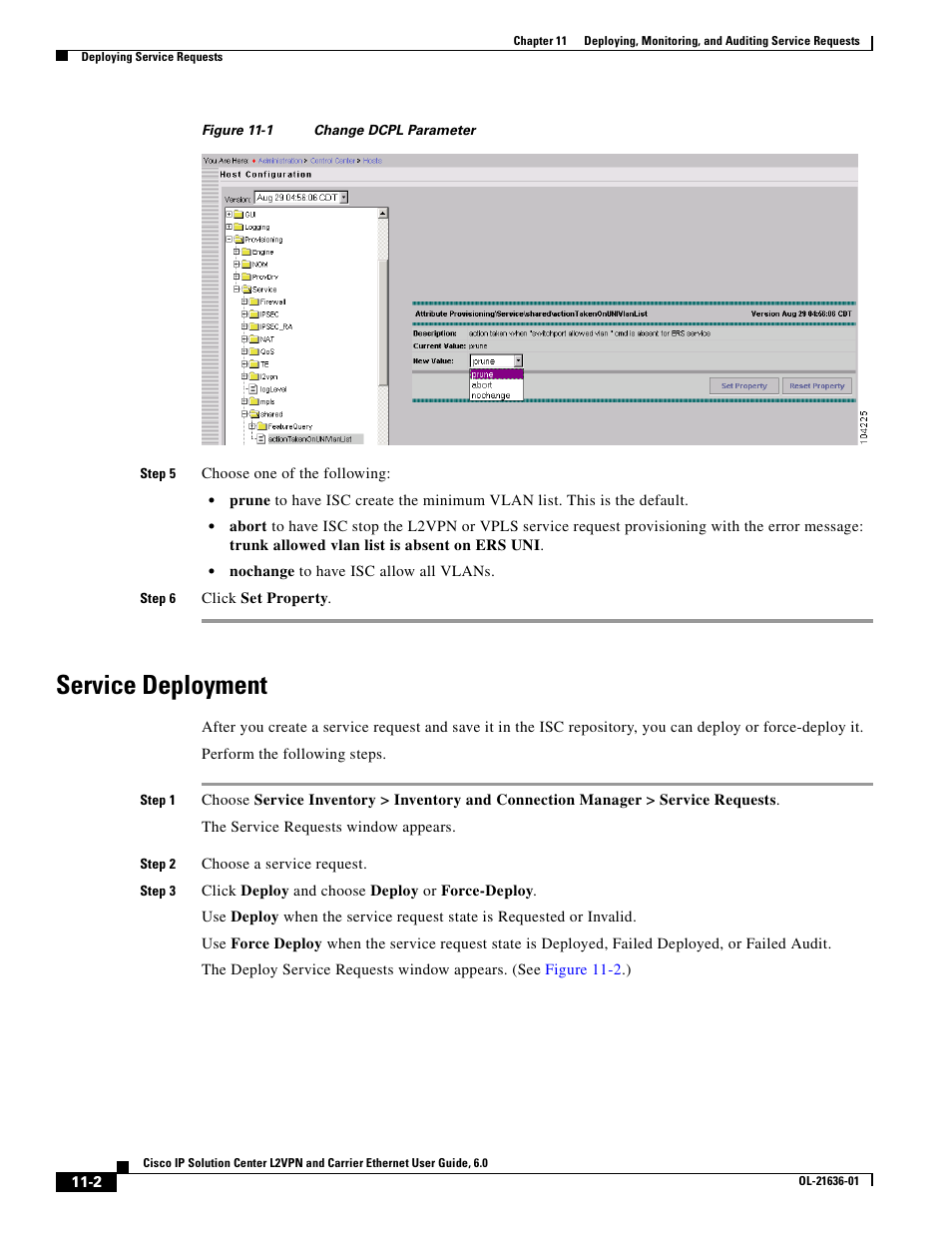 Service deployment, Figure 11-1 | Cisco OL-21636-01 User Manual | Page 252 / 398