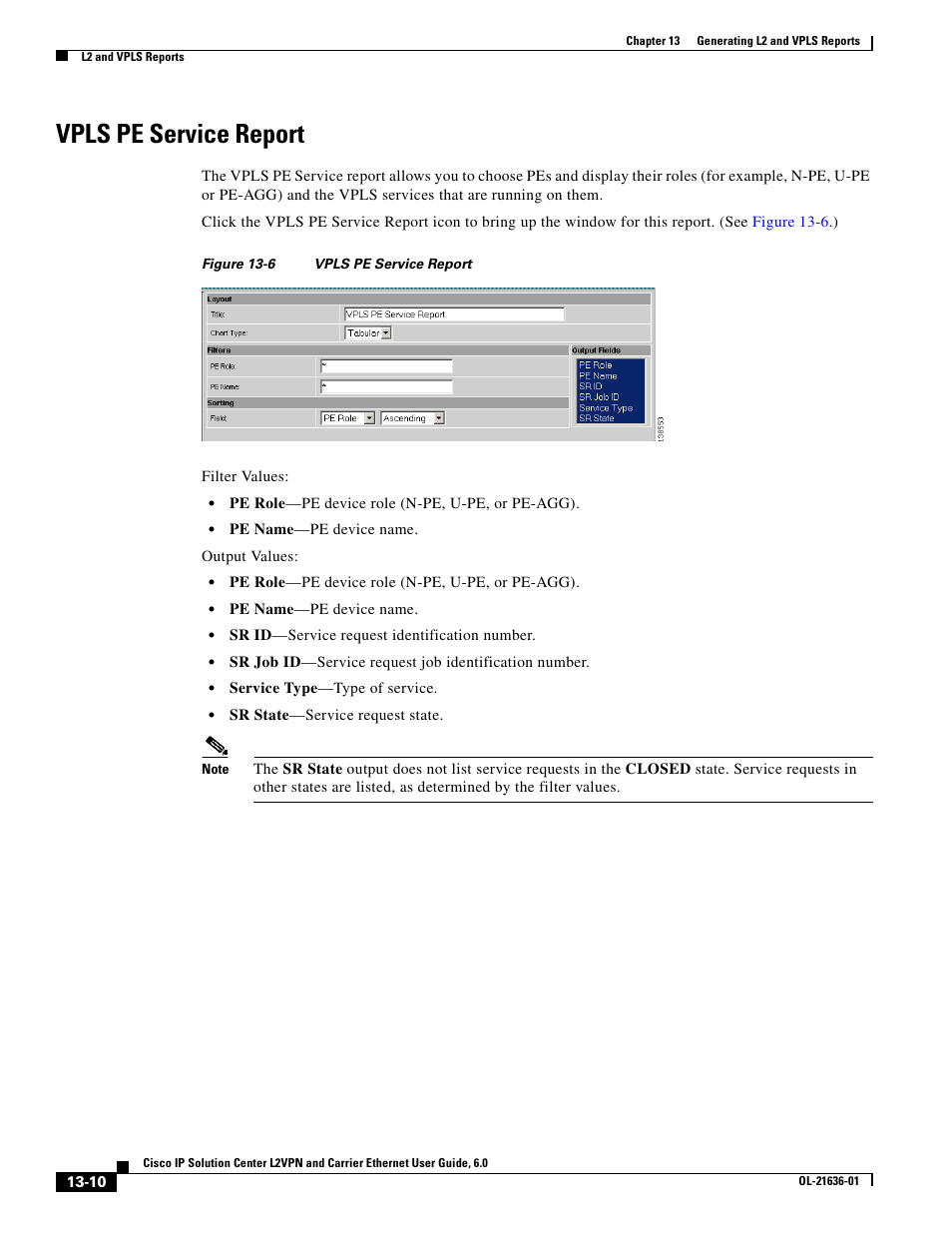 Vpls pe service report | Cisco OL-21636-01 User Manual | Page 276 / 398