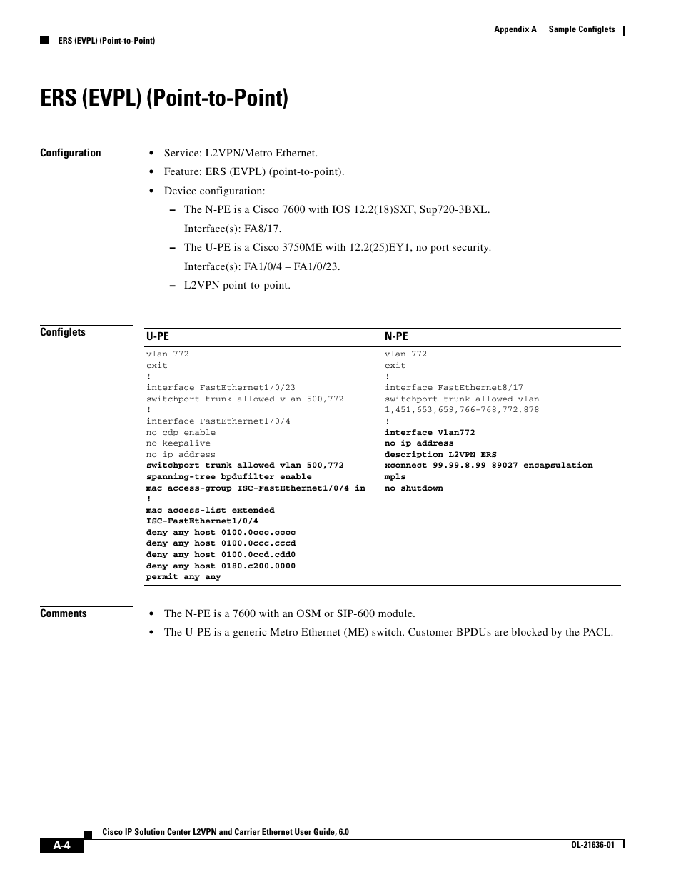 Ers (evpl) (point-to-point) | Cisco OL-21636-01 User Manual | Page 282 / 398