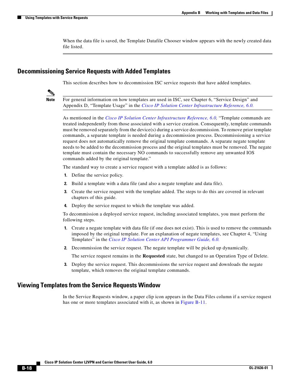Viewing templates from the service requests window | Cisco OL-21636-01 User Manual | Page 354 / 398