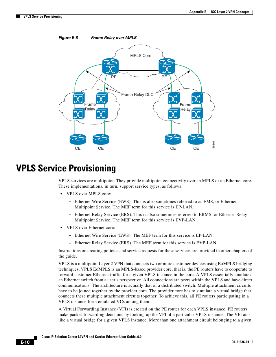 Vpls service provisioning | Cisco OL-21636-01 User Manual | Page 384 / 398