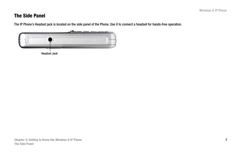 The side panel | Cisco WIP300 User Manual | Page 16 / 90