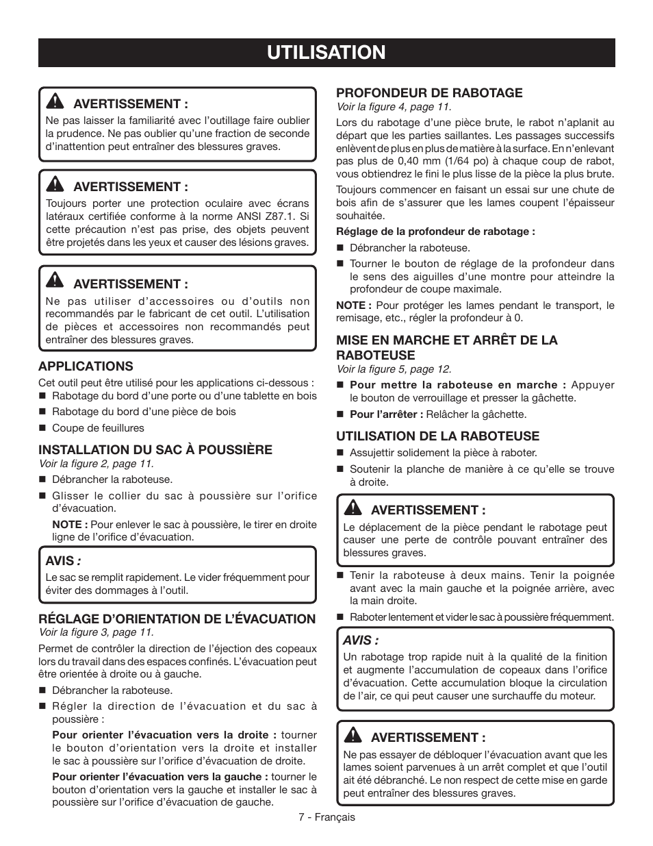 Utilisation | Ryobi HPL51 User Manual | Page 16 / 32