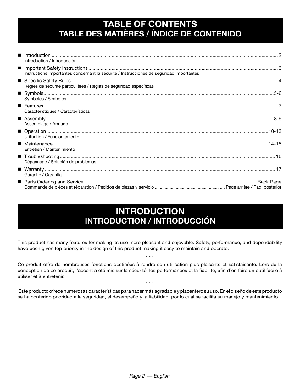 Ryobi RY80930 User Manual | Page 6 / 52