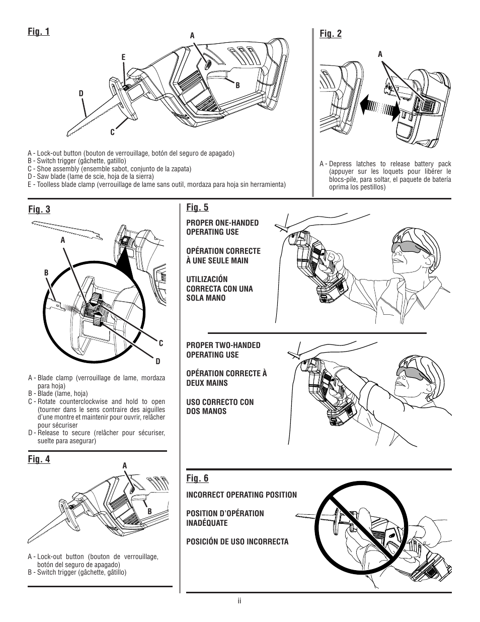 Ryobi P561 User Manual | Page 3 / 34