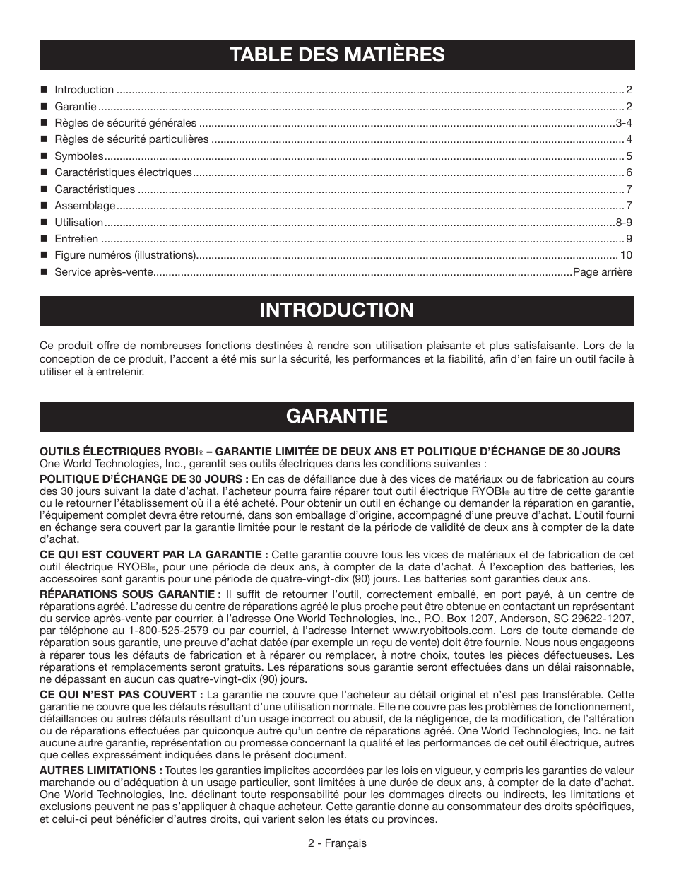 Ryobi RJ165V User Manual | Page 10 / 28