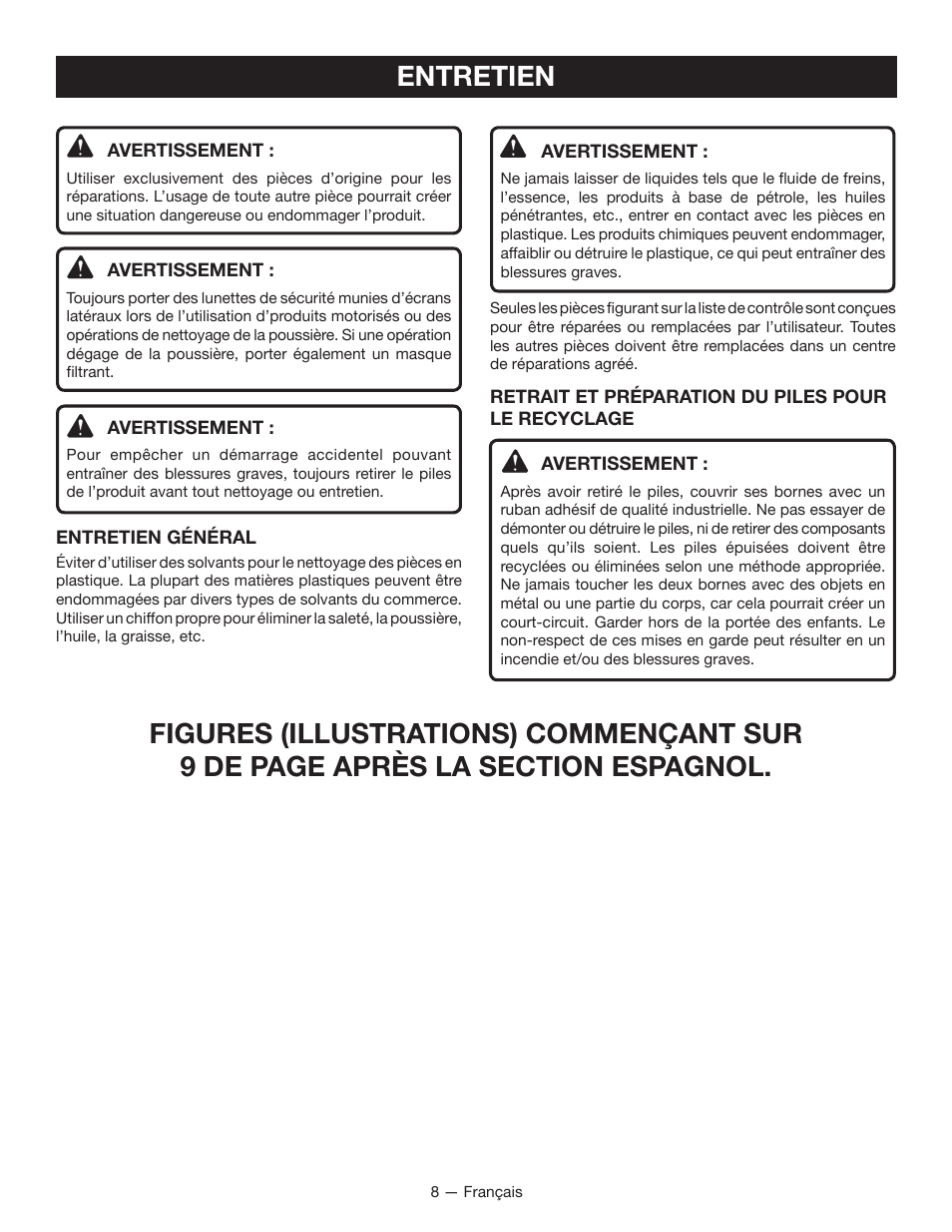 Ryobi P510 User Manual | Page 15 / 24