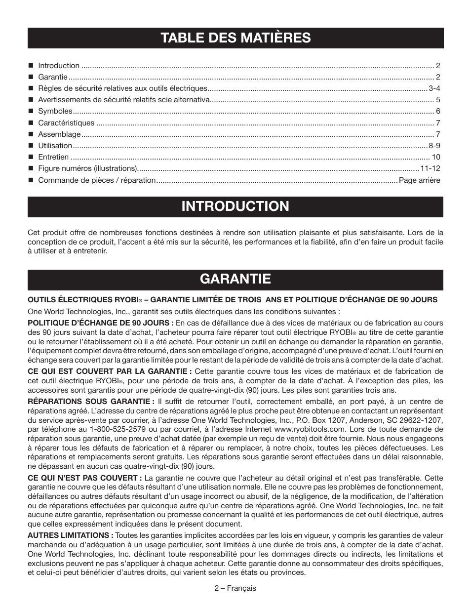 Ryobi P513 User Manual | Page 11 / 32