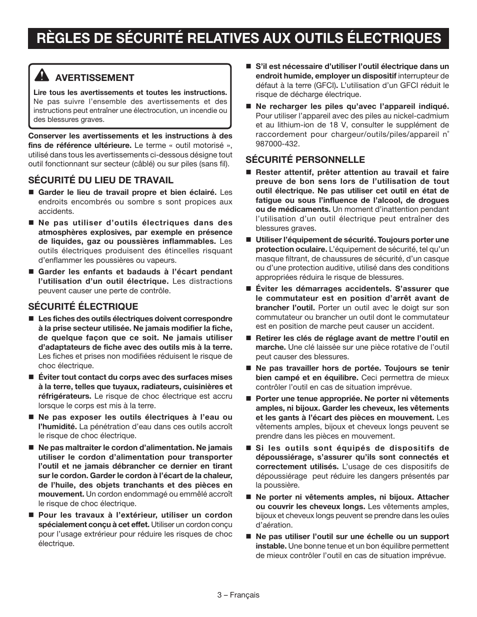 Ryobi P513 User Manual | Page 12 / 32