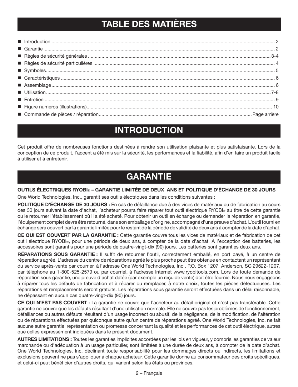 Ryobi CR120L User Manual | Page 10 / 28